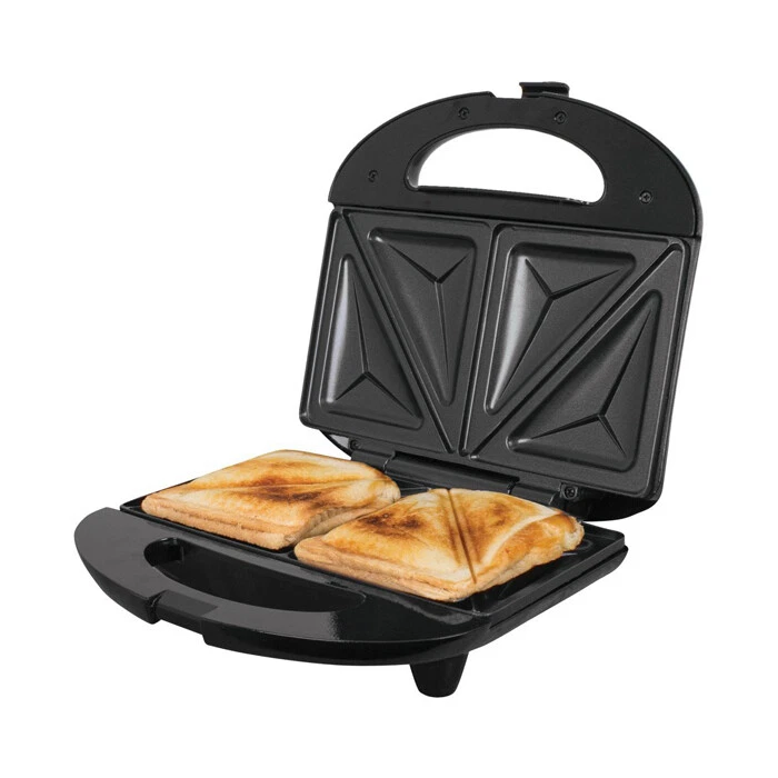 ELECTRIC SANDWICH TOASTER 2 SLICE TOASTIE MAKER NON STICK GRILL PRESS 750W  5025301351205