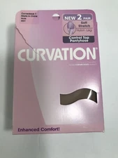 Curvation Curvaceous 1 Nude #3551 Soft Stretch Nylon Leg Control Top Pantyhose
