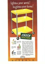 1949 COSCO UTILITY TABLES Vintage Magazine Print Ad 
