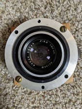 Aerial Kodak Ektar 100mm f3.5 with lens cap. 1952. Original housing