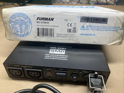 #ad Furman AC 210A E Two Outlet Power Conditioner Defected But Works $60.00