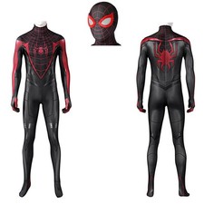 PS5 Miles Morales Spiderman Tuta Uomo Ragno Cosplay Costume Costume Halloween