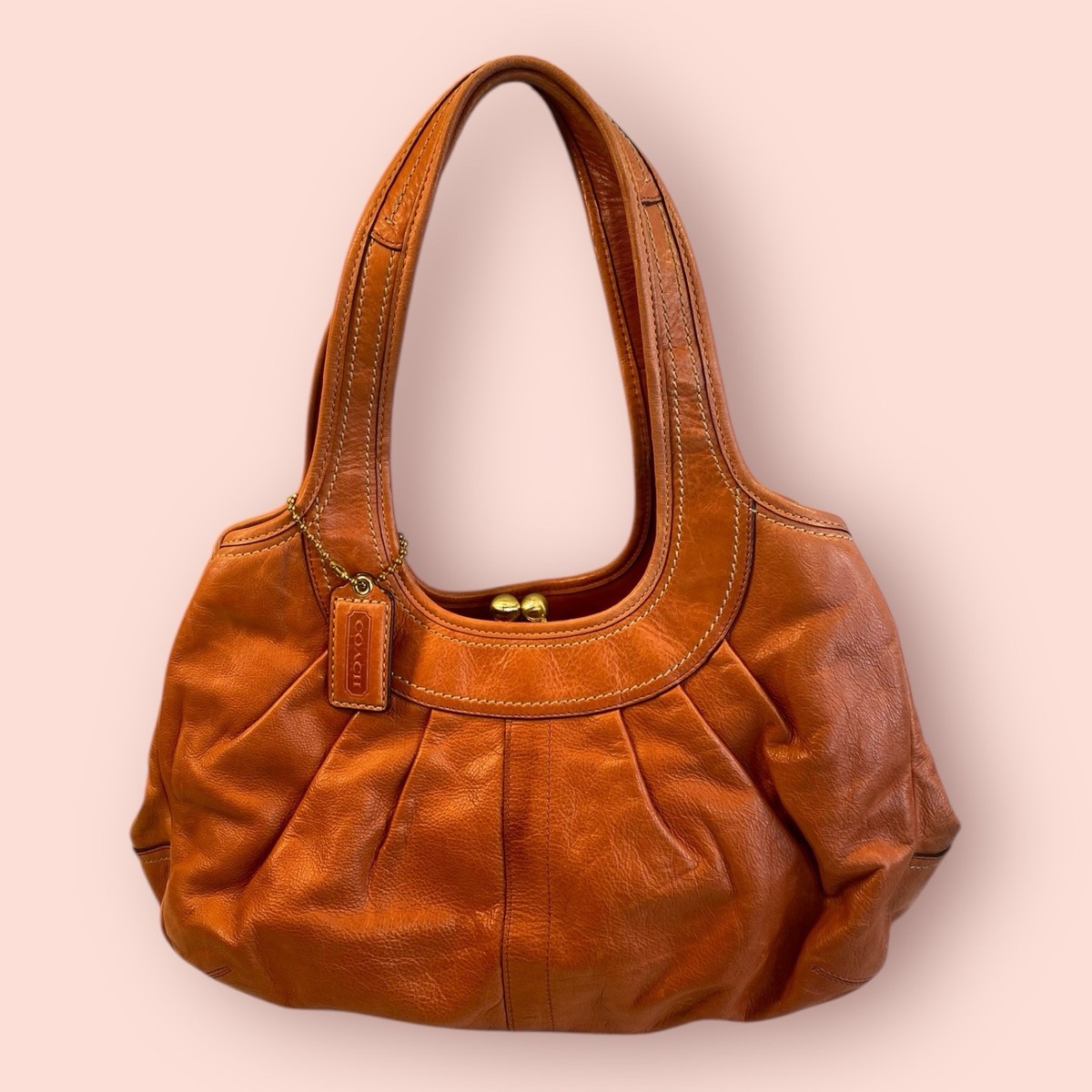 バッグ Coach Ergo Pleated Frame Handbag Satchel s-l1200.jpg