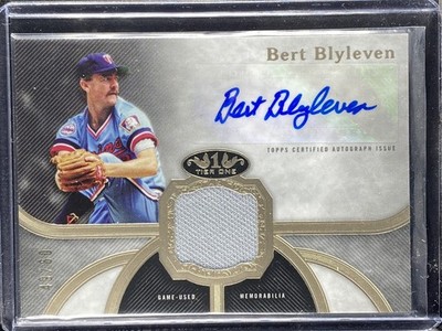 Blyleven, Bert - 2020 Tier One - Swatch/Autograph - 49/60