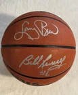 Larry Bird Bill Russell Boston Celtics Signed NBA Basketball Fanatics COA
