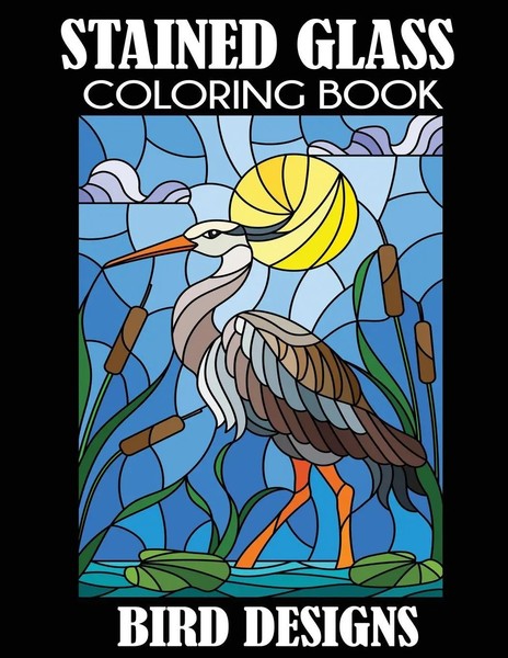 Creative Coloring Press | Stained Glass Coloring Book | Taschenbuch | Englisch-image