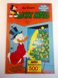 flaches Disney Comic: MICKY MAUS Heft 52 1969 GS 2 SB 2 Klappseiten
