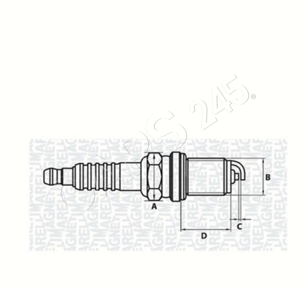 Spark Plug For MERCEDES FIAT NISSAN SSANGYONG SKODA TOYOTA SAAB MAZDA