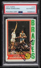 PSA/DNA 1974-75 Topps Ernie DiGregorio #135 PSA/DNA Authentic Card & Auto w5p