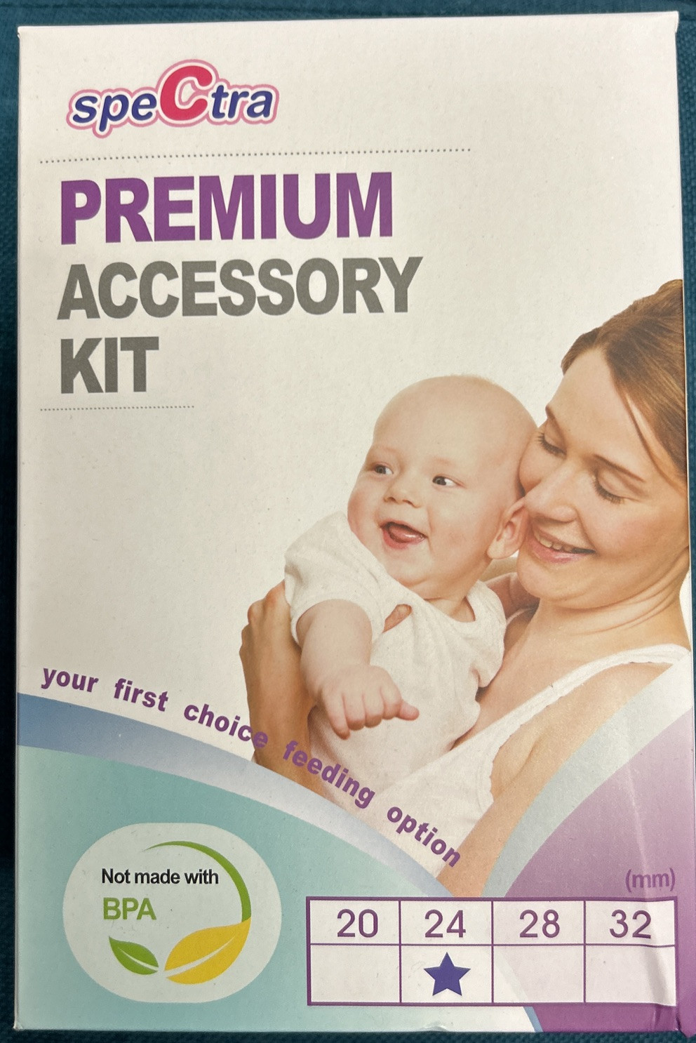Spectra Breast Pump Premium Accessory Kit Includes 24mm Flange-image