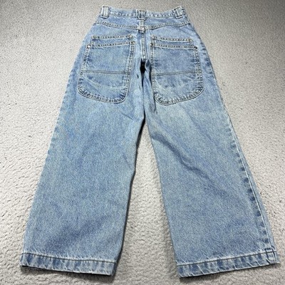 Zonz Jeans Mens 27x26 Blue Light Wash Relaxed Wide Leg Denim Y2K