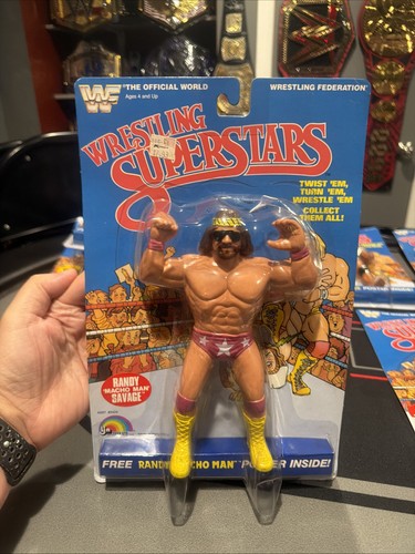 WWF LJN Wrestling Superstars Macho Man Randy Savag...