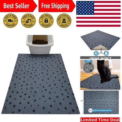 Durable XL Cat Litter Mat (28''x36'') - Contain Mess, Easy to Clean & Eco-Friendly