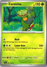Carnivine 007/142 Corona Stellare Comune Carta Pokemon Giocata Leggermente TCG Singola