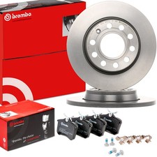 BREMBO Bremsenset Hinten Bremsscheiben Beläge für VW PASSAT Variant (3B6) 255mm