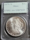 1879-S Morgan Silver dollar PCGS MS64 OGH Rattler