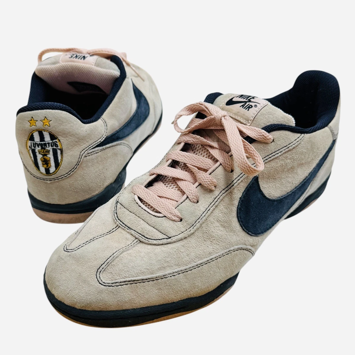 RARE 2004 Nike SB Air Zoom FC Juventus Sneakers Pink 308173-642