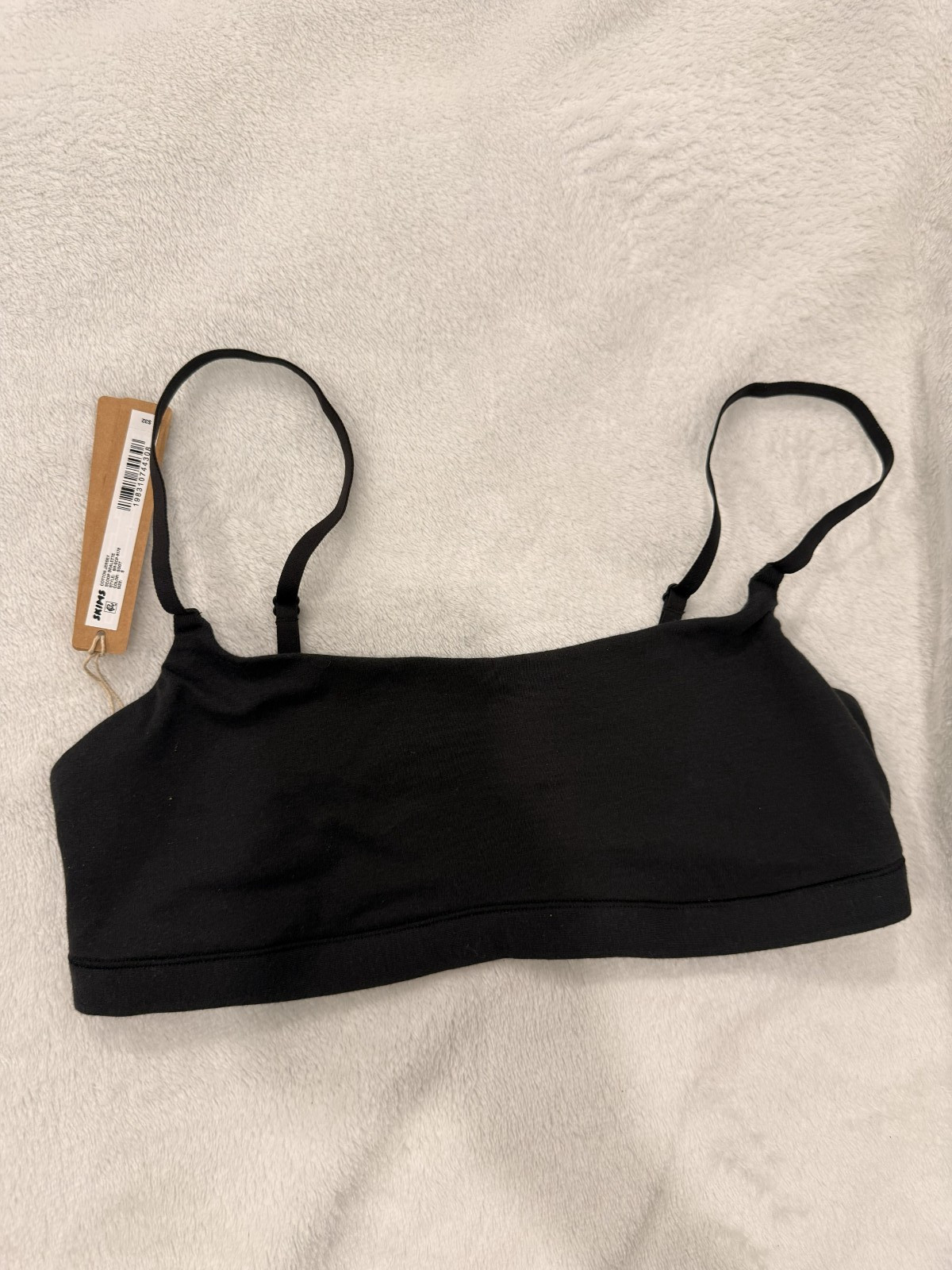 NWT-Skims Cotton Jersey Scoop Bralette BR-SCP-9178