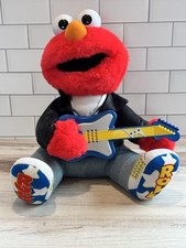 Vtg Tyco 1997 Rock N Roll Elmo Guitar Plays Music Sings and Shakes Tested Works