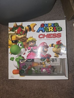 Super Mario Chess Collector's Edition 2010 USAOPOLY Official Nintendo Used 