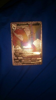Rare Rainbow Gold Charizard GX Card 150/147