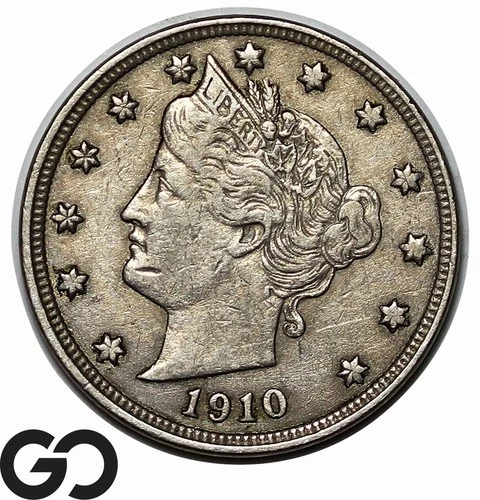 1910-P Liberty Nickel — photo from the most recent tracked eBay sale