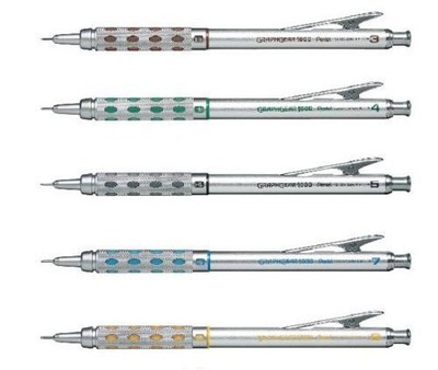 Pentel Graphgear 1000 Automatic Drafting Pencil, 0.3 Mm, 0.4 Mm, 0.5 M