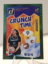 2025 Panini Donruss WNBA Crunch Time Kamilla Cardoso #10 Green Fireworks /399