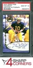2000 PRESS PASS AUTOGRAPH CERTIFIED TOM BRADY RC ROOKIE PSA 10