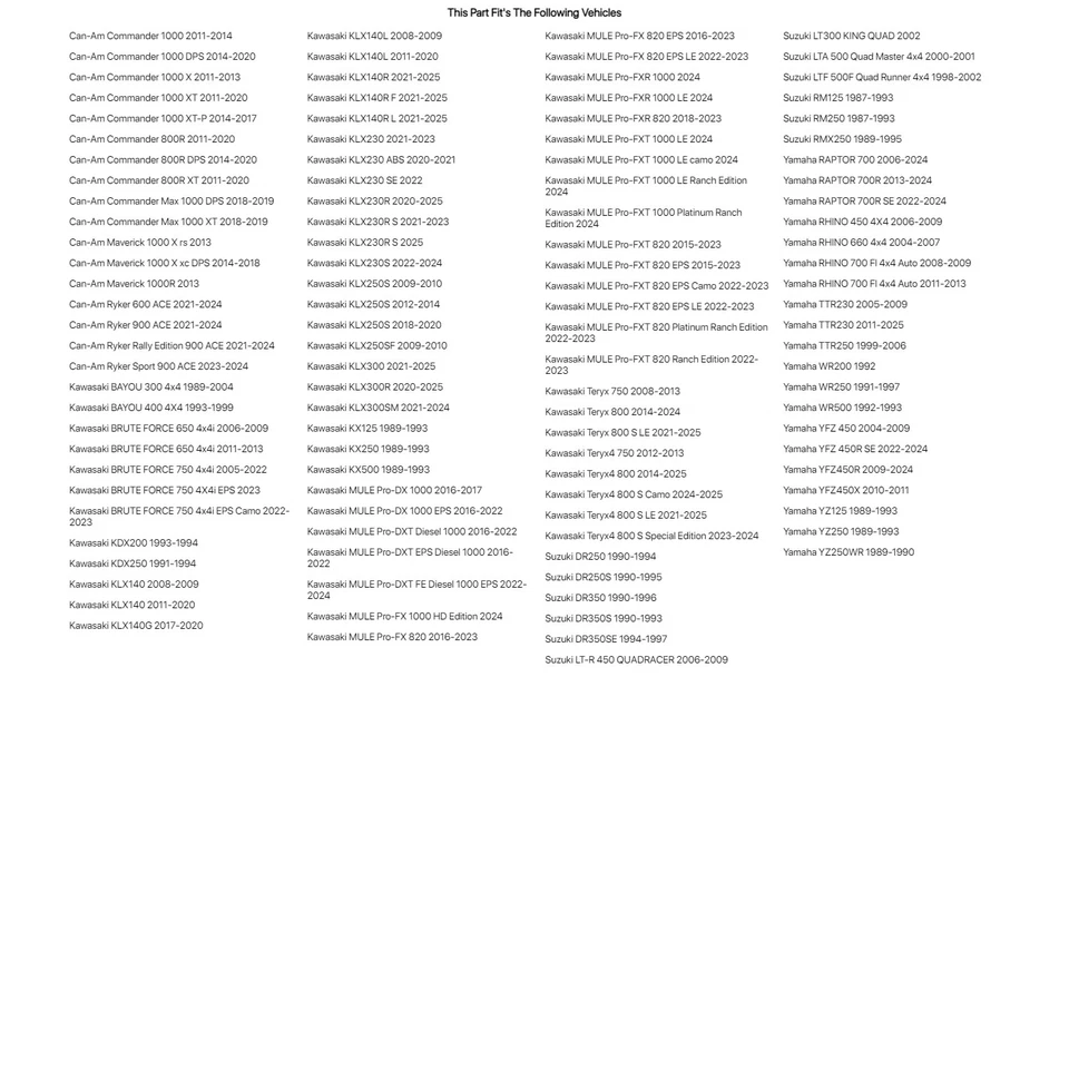 Pastilla de freno Tusk - delantera de metal sinterizado para Suzuki RM125 1987-1993 Foto 4 de 4