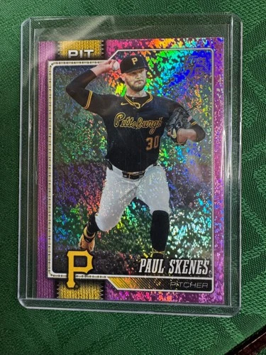 2026 Topps Series 1 - Paul Skenes #100 Pink Holo Foil
