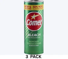 Comet With Bleach 21 oz (3 PACK)