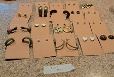Lot Of 20 Pierced Earrings Pairs Variety Vintage To Now, Costume Lot 1 READ