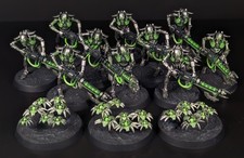 Necron Warriors And Scarabs - Sautekh Dynasty - Painted By Thundercatbro