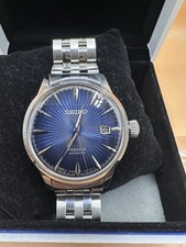 SEIKO SRPB41 Men's Presage Automatic Blue Dial Date Ind Stainless Steel Watch