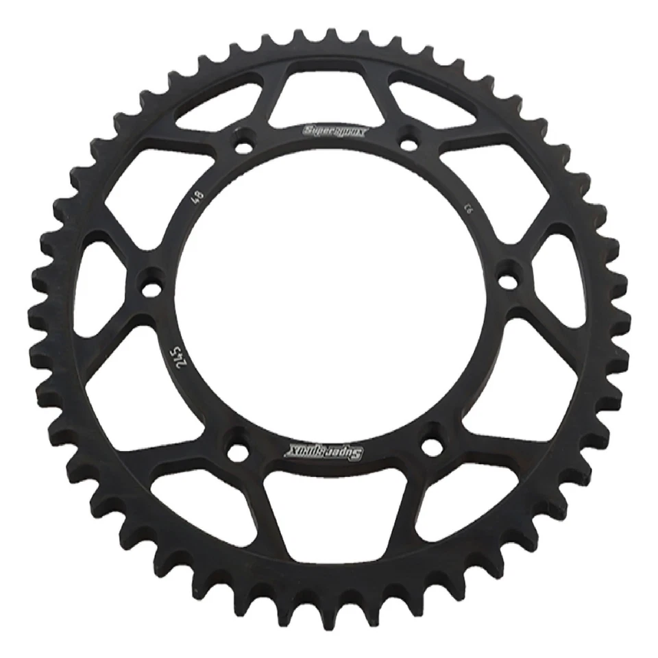 Supersprox Rear Steel Sprocket Black 48T For Yamaha WR 250R Dual Sport 08-17 - Изображение 3 из 4