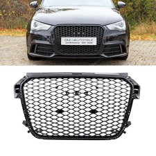 Kühlergrill Waben Grill Schwarz hochglanz Sport passt für Audi A1 8X 2010-2015 