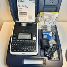 Brother P-touch PT-2730 Label Maker w/ Case AC Adapter USB + 3 Cartridge Bundle