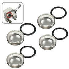 4x Motorcycle 18mm Oil Mirror Brake Master Cylinder Reservoir Sight Glass Gasket