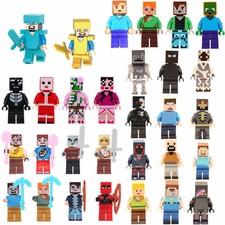 Minecraft Mini Action Figures & Accessories 30-Pack Building Toy Set