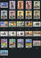 Indonesien 1974, Mi. 750/804, postfrisch/MNH