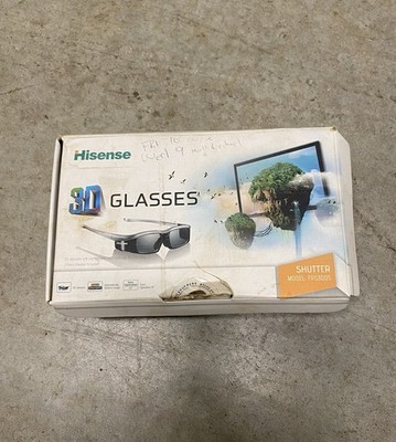 Lot of 4 Hisense Rechargeable Full HD 3D Glasses FPS3D05 RF Shutter