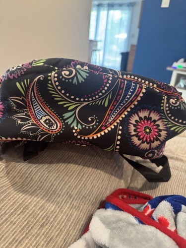 VERA BRADLEY Lighten Up Essential Backpack Bandana Swirl Pattern Computer Bag - 第 5/7 張圖片