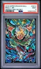 PSA 9 2018 SUPER DRAGON BALL HEROES UNIVERSE MISSION 5 UM5-SEC2 BROLY BR SECRET
