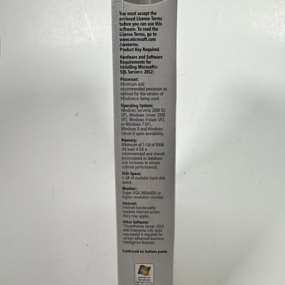 Microsoft SQL Server 2012 Developer Sealed New - Image 4 of 4