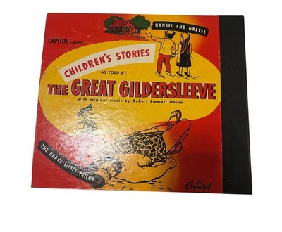 Vintage Capitol Records: Children's Stories by Gildersleeve, 4 Records