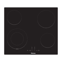Hisense 60cm 4 Zone Ceramic Hob  E6422SC