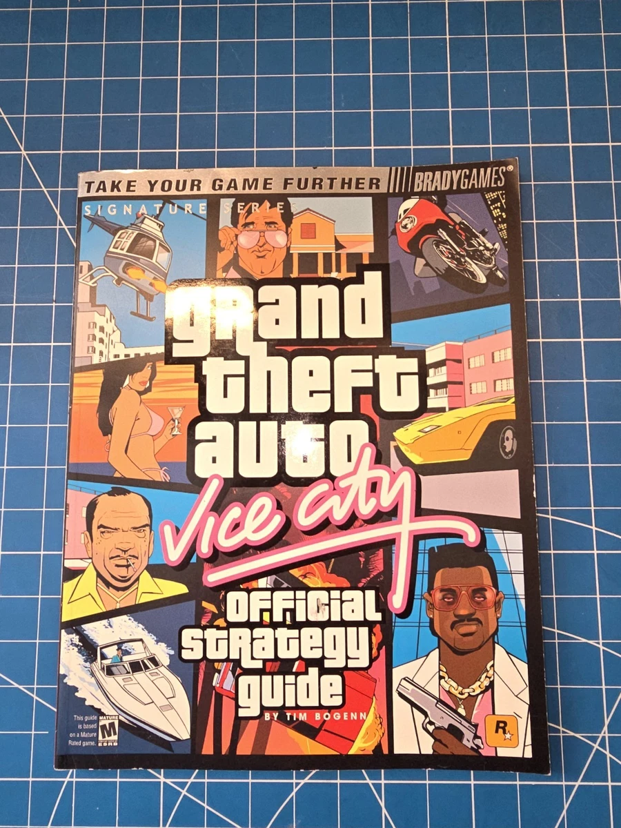Guide De Stratégie Officiel GTA Vice City - Édition BradyGames 2002, En Allemand, Occasion