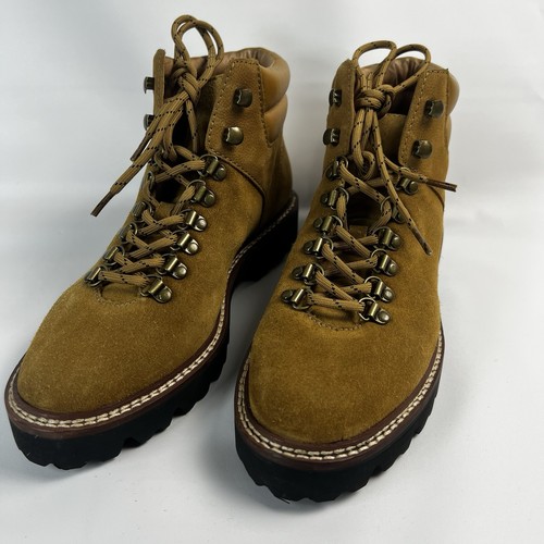 Madewell The Citywalk Lugsole Hiker Boot in Leather in Toffee Size 7