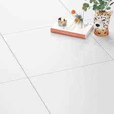 Peel and Stick Floor Tile Waterproof 12X12 in White Vinyl Flooring Peel and